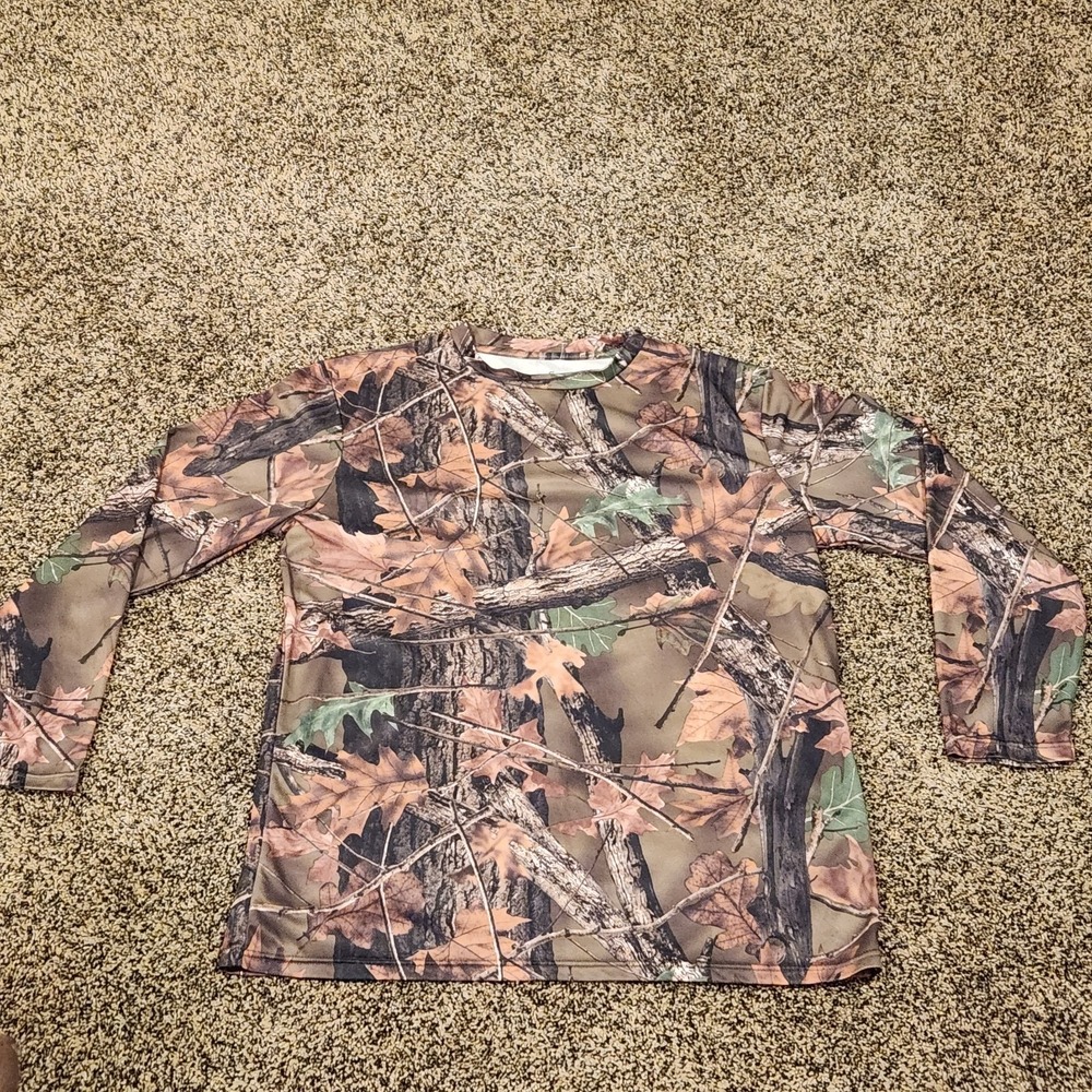 Trail Crest Men's Camouflage Long Sleeve Shirt 2XL